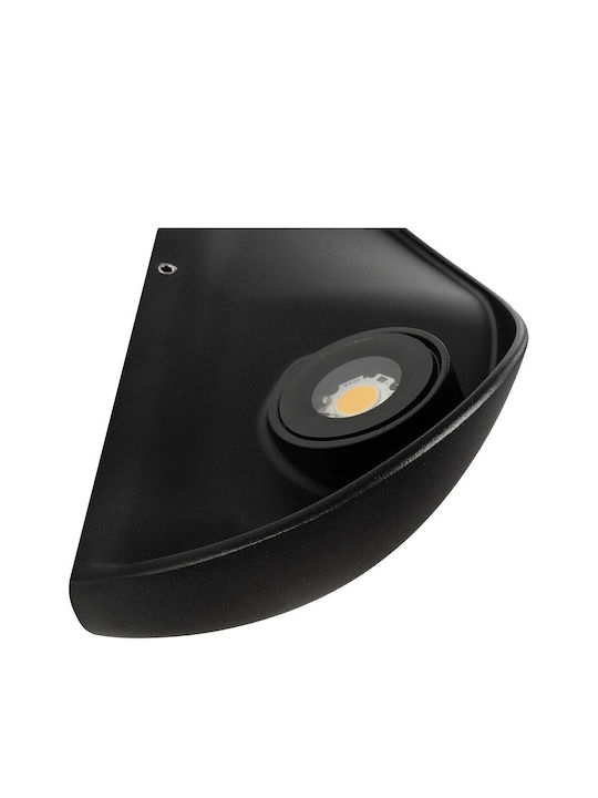 GloboStar Selene Wall-Mounted Outdoor Lighting LED IP65 5W with Warm White Light 20x9x12cm