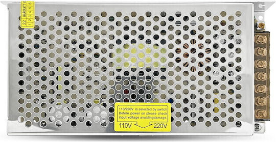 Geyer Τροφοδοτικό LED IP20 Ισχύος 150W με Τάση Εξόδου 12V
