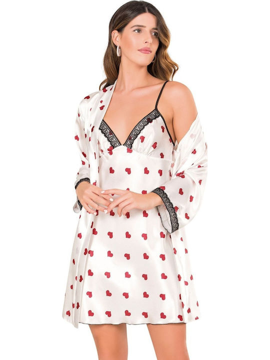 Moongirl Winter Women's Pyjama Set Ecru