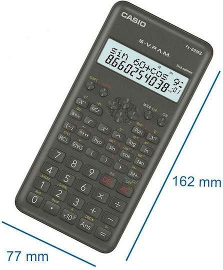 Casio Fx-82ms 2nd Edition Calculator Scientific in Black Color 1pcs