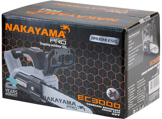 Nakayama EC 3000 Кастрене Безчетков 20V 1.9кг с шина 20см