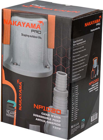 Nakayama NP1020 Еднофазна Водна Помпа 1к.с 019879
