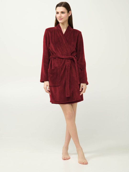 Vamp Winter Women's Fleece Robe Blue