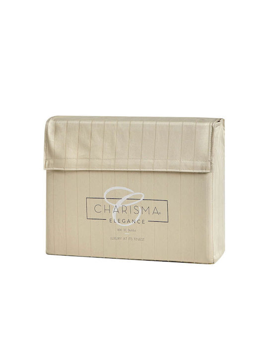 Charisma Σετ Σεντόνια Μονά 100x200εκ. Beige (3τμχ)