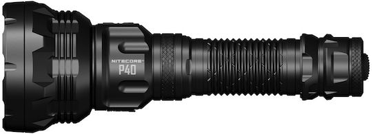 NiteCore Rechargeable Flashlight LED IP68 with Maximum Brightness 2000lm Precise P40 Black
