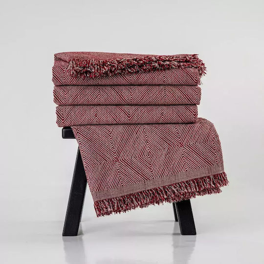 Borea Bari Ριχτάρι Πολυθρόνας Chenille 180x180εκ. Σπαγγί