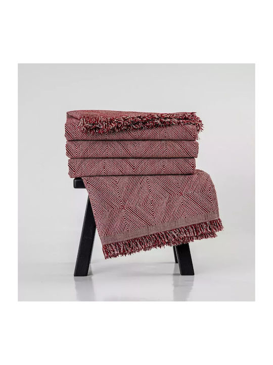 Borea Bari Dreisitzer-Sofa Wurf Chenille 180x300cm Grau