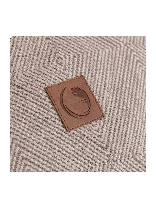 Borea Bari Ριχτάρι Πολυθρόνας Chenille 180x180εκ. Σπαγγί 032425121069