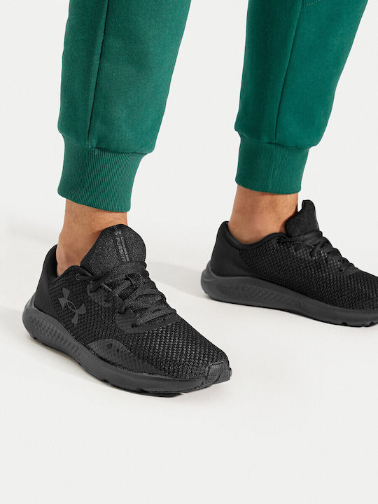Charged Pursuit 3 Sport Shoes Running Black