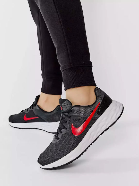 Revolution 6 Next Nature Ανδρικά Αθλητικά Παπούτσια Running Black / University Red / Anthracite