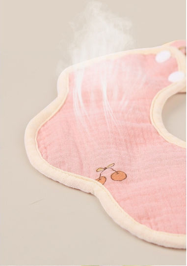 Lätzchen aus 100% Baumwolle Pink