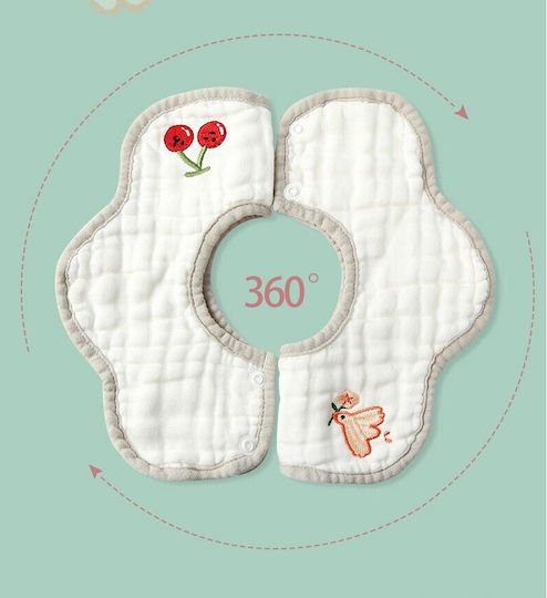 Bib from 100% Cotton White