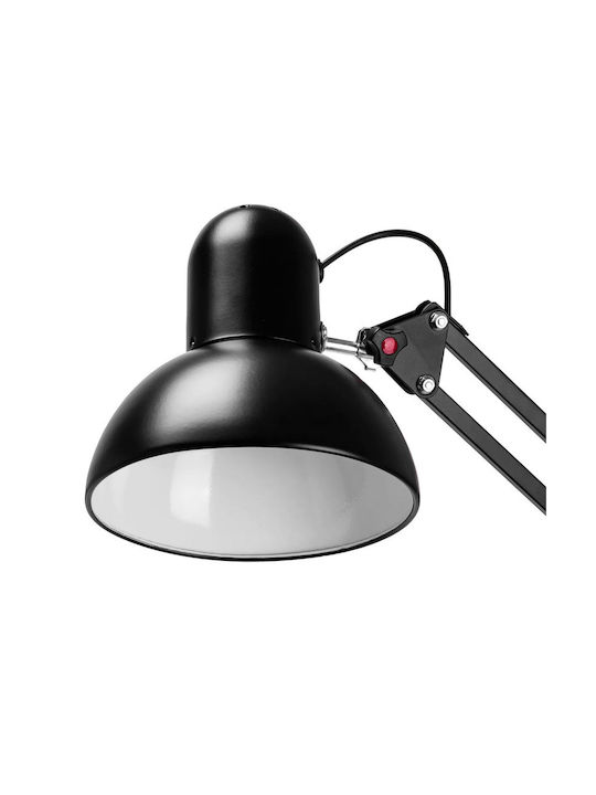 Salon Tech Office Lamp for Socket E27 in Black Color