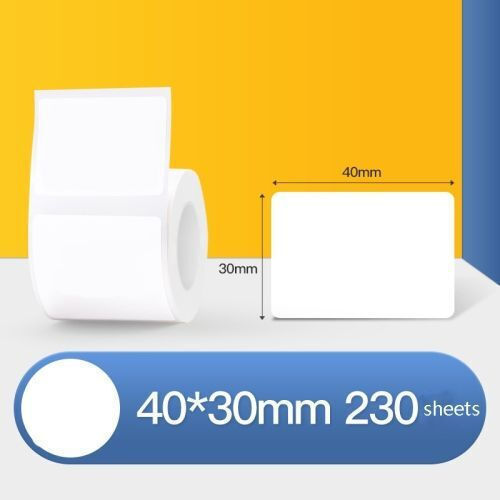 Niimbot 230 Selbstklebende Etikettenrollen 40x30mm 1Stück