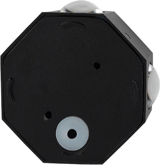 GloboStar Hikari Wall-Mounted Outdoor Lighting LED IP65 8W with Warm White Light Dimensions 10x4x10cm
