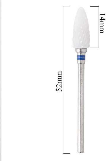 Kris Nails Nail Drill Ceramic Bit with Flame Head
