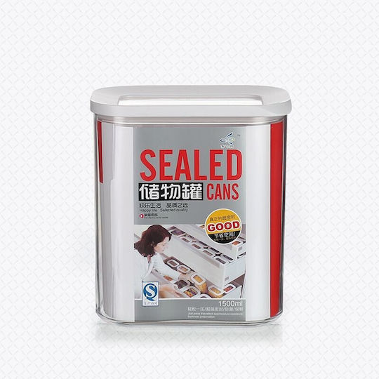 Lebensmittelgläser & Behälter mit Kunststoff-Deckel Transparent 1000ml