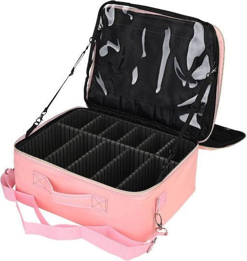 Foxy Cosmetic Case Pink H18xW42xD33cm