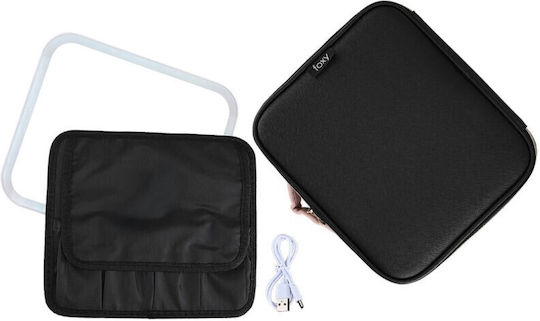 Foxy Cosmetic Case Black H11.5xW26xD23cm