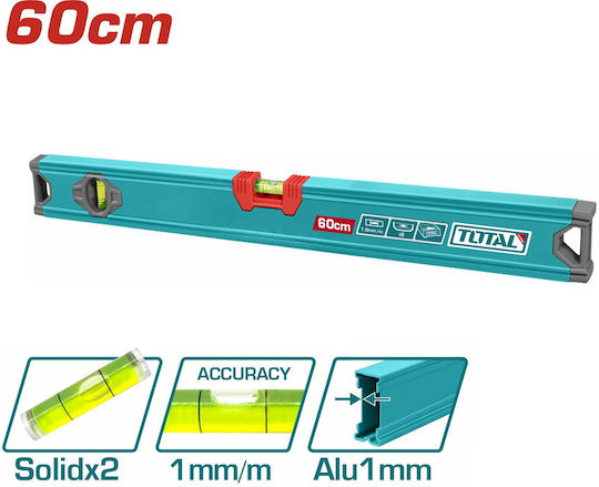 Total TMT26036 Wasserwaage Aluminium 60cm