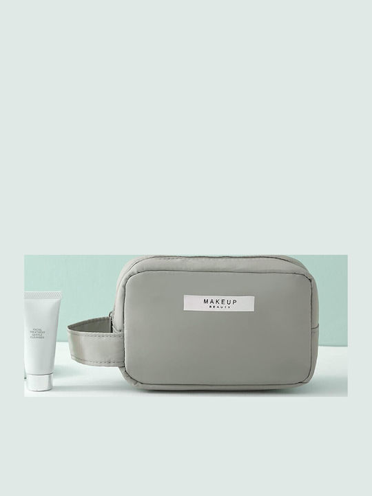 Flippy Cosmetic Bag Handle Waterproof Material 16 X 11 X 7 Cm Green