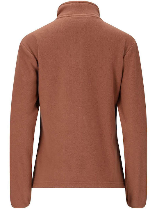 Women's Cardigan with Zipper Pink