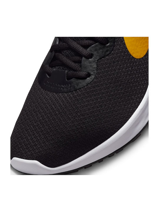 Revolution 6 Next Nature Sport Shoes Running Black / Light Silver / White / University Gold