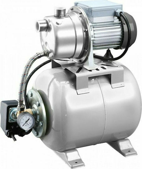 Nakayama NP2105 Single Stage Single Phase Water Pressure Pump with 19 Litre Container 800W with Inox pump