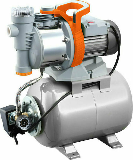 Nakayama NP2115 Single Stage Single Phase Water Pressure Pump with 24 Litre Container 1100W