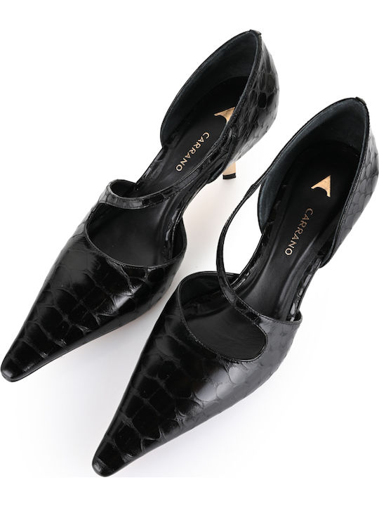 Leder Pumps Animal Print