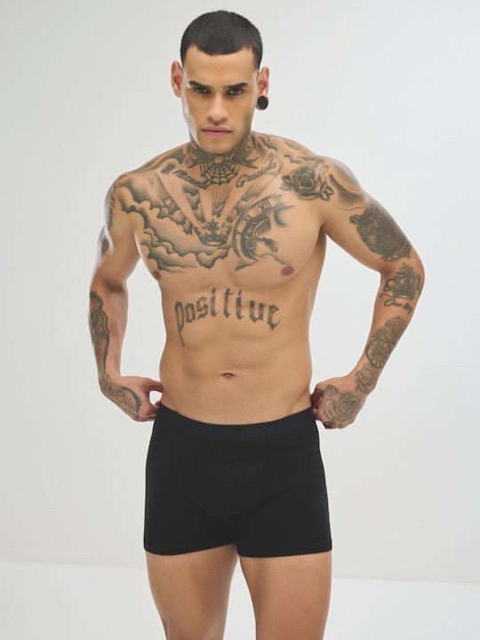 Herren Boxershorts Black 1Packung