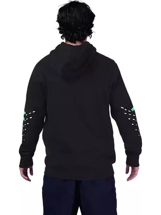Shield Sweatshirt mit Kapuze Schwarz