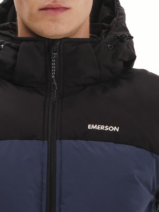Geacă Fără Mâneci De Iarnă Puffer Waterproof Albastră
