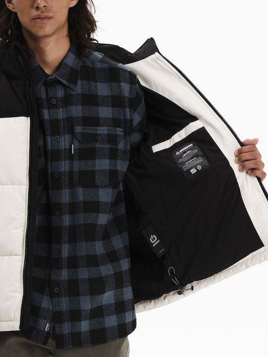 Ärmellos Winter Jacke Puffer Wasserdicht CREAM/BLACK