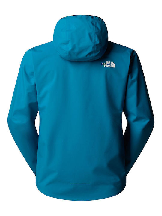 Sleeveless Athletic Jacket Waterproof and Windproof Turquoise