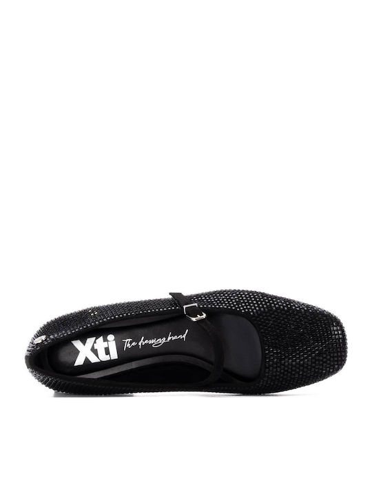 Ballerinas With strap Black