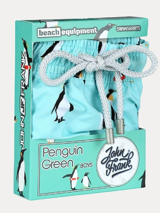 John Frank Kids Swimwear Swim Shorts Light Blue