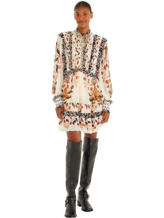 Mini Evening Dress Cream