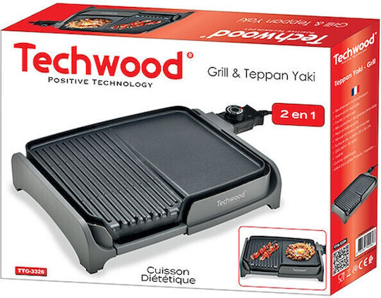 Grătar Teppanyaki Techwood Ttg-3326 1600w 33x26cm