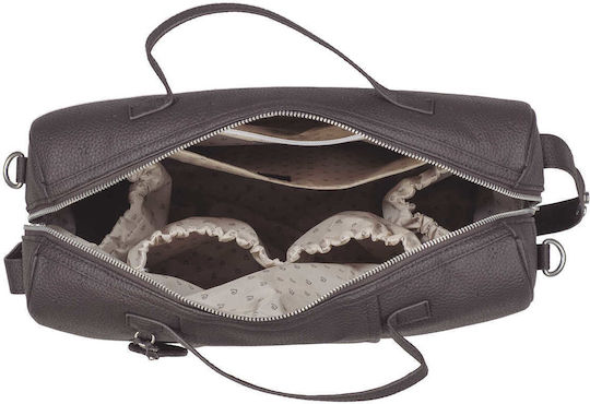 Pasito a Pasito Shoulder/Hand Diaper Bag London Brown 38x28x16cm.