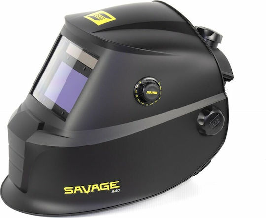 Esab Savage A40 Welding Helmet with 100x50mm Visual Field Black