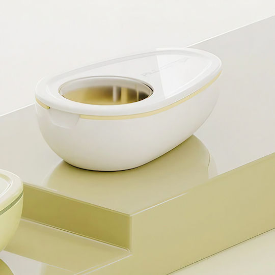 Cutie Pentru Tăiat Pastile Organizator Medicamente Flippy Albă 8x5x2.65 Cm Compactă Portabilă Ideală Pentru Călătorii