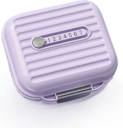 Cutie de Medicamente Flippy Mov 7 Compartimente Portabil Compact 7.8x7.2x3.5 cm Ideal pentru Utilizare Zilnică