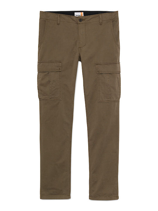 Trousers Cargo Elastic Green