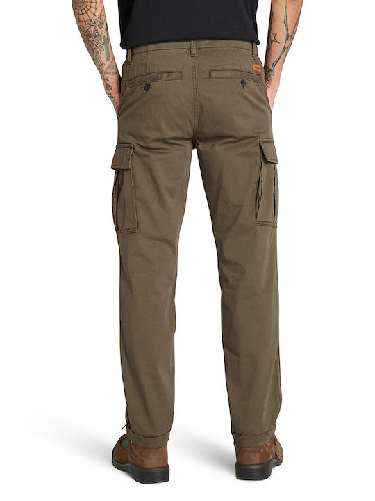 Trousers Cargo Elastic Green