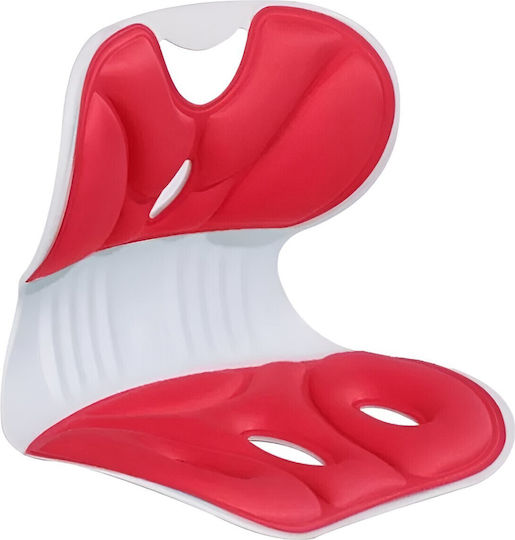 Μαξιλάρι με Memory Foam & Οπή 36x34x33cm σε Κόκκινο χρώμα