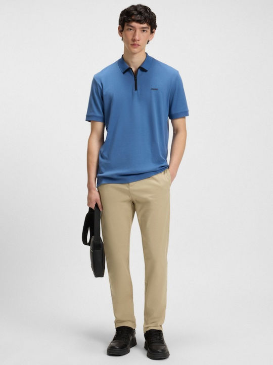 David251d Trousers in Slim Fit Beige