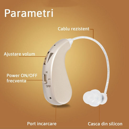 Rechargeable Hearing Aid for Left Ear
