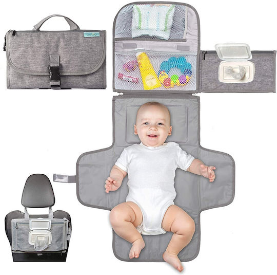 Wickeltasche-Wickelrucksack Gray 30x20cm.