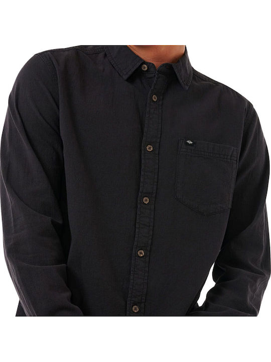 Langärmlig Hemd Black